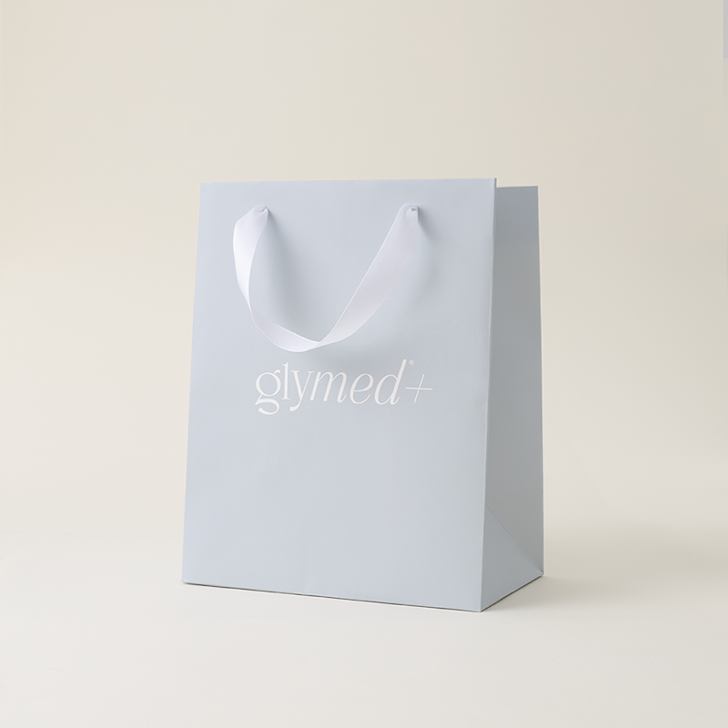 Matte Retail Bag w/ Logo - PMS 643 (Packs of 10)