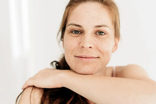woman with smooth skin after caring for rough patches