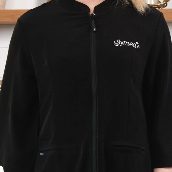 BLACK GlyMed Plus Logo Spa Jacket XS
